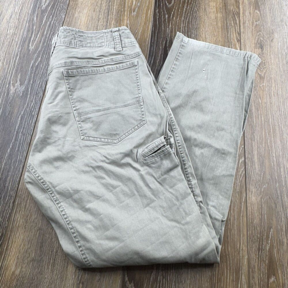 Kuhl Pants Mens 34 X 32 Gray Tonal Patina Dye Hiking Camping Trail Trek Gropcore